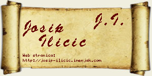 Josip Iličić vizit kartica